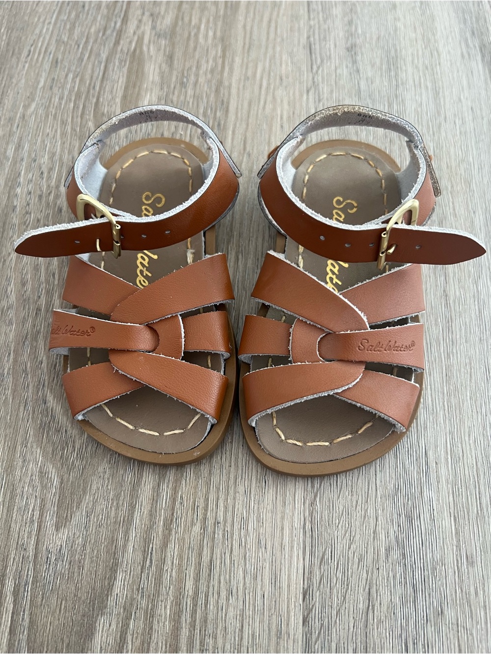 Salt water kids Brown Leather Sandals